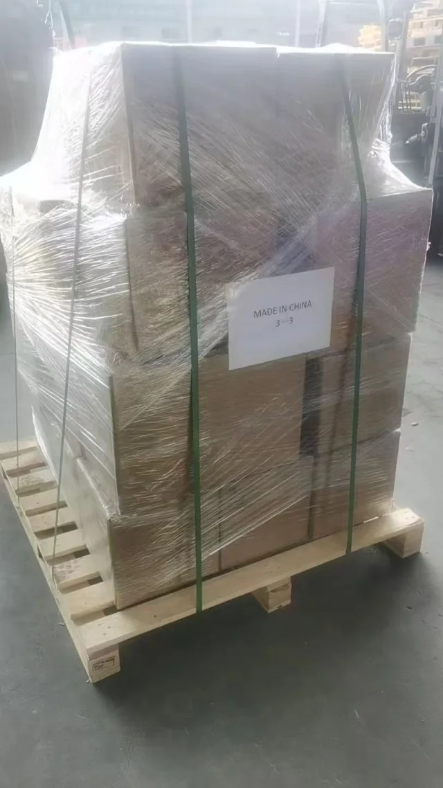 Wrapped and strapped for the journey