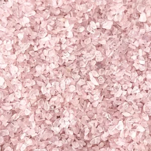 Rose Quartz Crystal Chips | Rose Quartz Mini Stones | Rose Quartz Roller Ball Crystal Gemstone Chips, Crafts, Jewelry, Spell Jars, Candles image 2