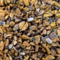 5-7mm Natural Gemstone Tiger Eye Quartz Tumbled Crystal Healing Stone Chips Gravel Bulk Wholesale for Home Fish Tank Decoration