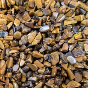 Tiger Eye Crystal Chips – Natural Gemstone Gravel for Crafts, Jewelry & Decoration | StoryCrystal