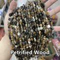 Natural Stone Nugget Carnelian Tiger Eye Quartz Howlite Agate Aventurine Jade Jasper Rhodonite Fluorite Amethyst Citrine Nugget